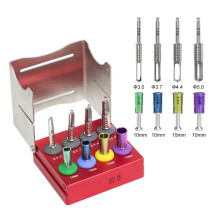 Comprehensive Dental Implant Drill Kit with Autologous Bone Collector and Self-Grinding Trephine Burs for Surgical Sinus Lift Procedures