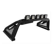 Black Stainless Steel Roll Bar for Toyota Hilux Revo - Premium 4x4 Accessory