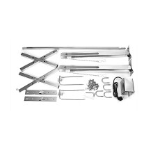 Stainless Steel Electric Rotisserie BBQ Kit - Automatic Rotating Grill with 40kg Load Capacity