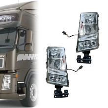 24V Front Headlamp for Volvo FM/FH European Trucks - Compatible with Models 20360899 & 20360898