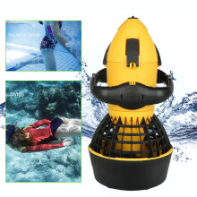 Dual-Speed 500W Electric Underwater Scooter with Handheld Water Propeller for Diving and Pool Use - Compatible with EU and US Plugs