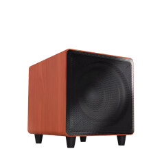 Aosibao 10-Inch 300W High-Power Wooden Subwoofer - Active HiFi Audio Soundbox for Home Theater & Stereo Music