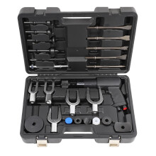 24-Piece Multi-Functional Pneumatic Air Hammer Kit - 2200 BPM Professional Tool Set