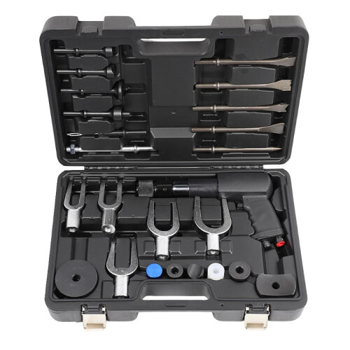 24-Piece Multi-Functional Pneumatic Air Hammer Kit - 2200 BPM Professional Tool Set