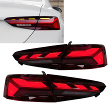 Audi A5/S5 2017-2020 LED Taillights with Dynamic Turn Signals and DRL Animation - Premium Rear Styling Accessory