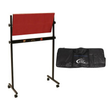 Adjustable Table Tennis Rebound Board with 8 Rubber Sheets for Solo Practice