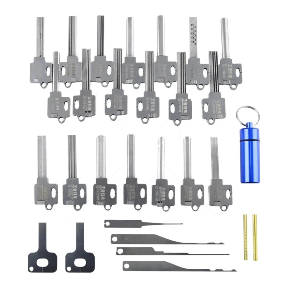 20-Piece Tin Foil Tool Set With Guide Pins & Cranks For Quick Opening 744110928839