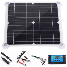5-Pack 20W Solar Cell Power Bank with Alligator Clips - IP65 Water Resistant for Camping Equipment