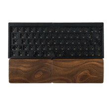 Custom American Walnut Mechanical Keyboard Wrist Rest - Personalized Palm Support & Height-Enhancing Hand Rest