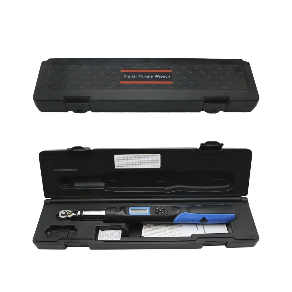 Shahe 1-2 Awg Digital Torque Meter: Professional Adjustable Electronic Torque Wrench & Universal Repair Tool Adapter 7445013333371