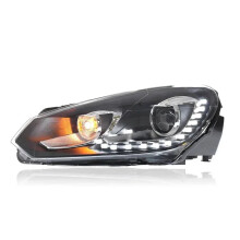 Volkswagen MK6 GTI LED Headlamp Upgrade: New Golf MK6 Headlights Assembly (2009-2012) R20 Accessories