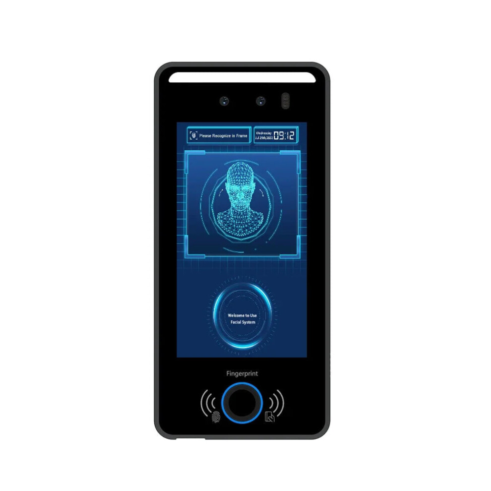 5-Inch Biometric Fingerprint & Face Recognition Time Attendance Machine For Employees 313056733762
