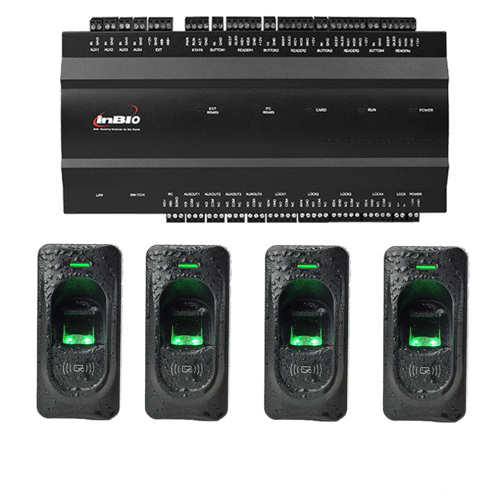 Advanced Inbio 260/460 Ip-Based Tcp/Ip Access Control Board With Rs485 Communication & Waterproof 125Khz Fr1200 Fingerprint Reader 7445047945984