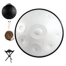 Professional D Minor Steel Handpan Drum - 22-Inch Percussion Instrument for Expert Performances