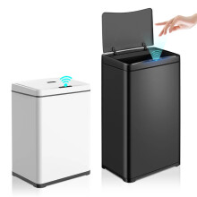 Smart Sensor Trash Can: 30-50L Automatic Induction Waterproof Waste Bin with Lid for Kitchen & Bathroom