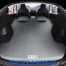 Custom Fit Inflatable Air Mattress for Tesla Model 3 & Y (2017-2022) - Premium Suede Car Travel Bed for Outdoor Camping