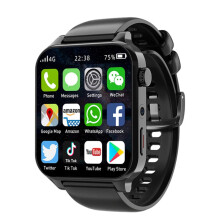 Premium 4G Smartwatch: 4GB RAM, 64GB ROM, 1.99-Inch Display, GPS, Dual Camera, Heart Rate Monitor, Waterproof Sports Design for Men