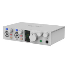 Topping E2X2 OTG Professional Audio Interface - 2 In/2 Out Sound Card with 8 DAW & 6 Loopback Channels, SPDIF Output Expansion