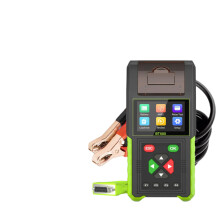 Versatile Battery Analyzer for 12V/24V Lead Acid Batteries: Supports 20-2000 CCA, Amps, Relay & Load Tests with Print Function