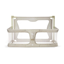 Imbaby 3-in-1 Portable Baby Crib & Safety Barrier Set - Liftable Side Bed with Multifunctional Baby Nest Bedding