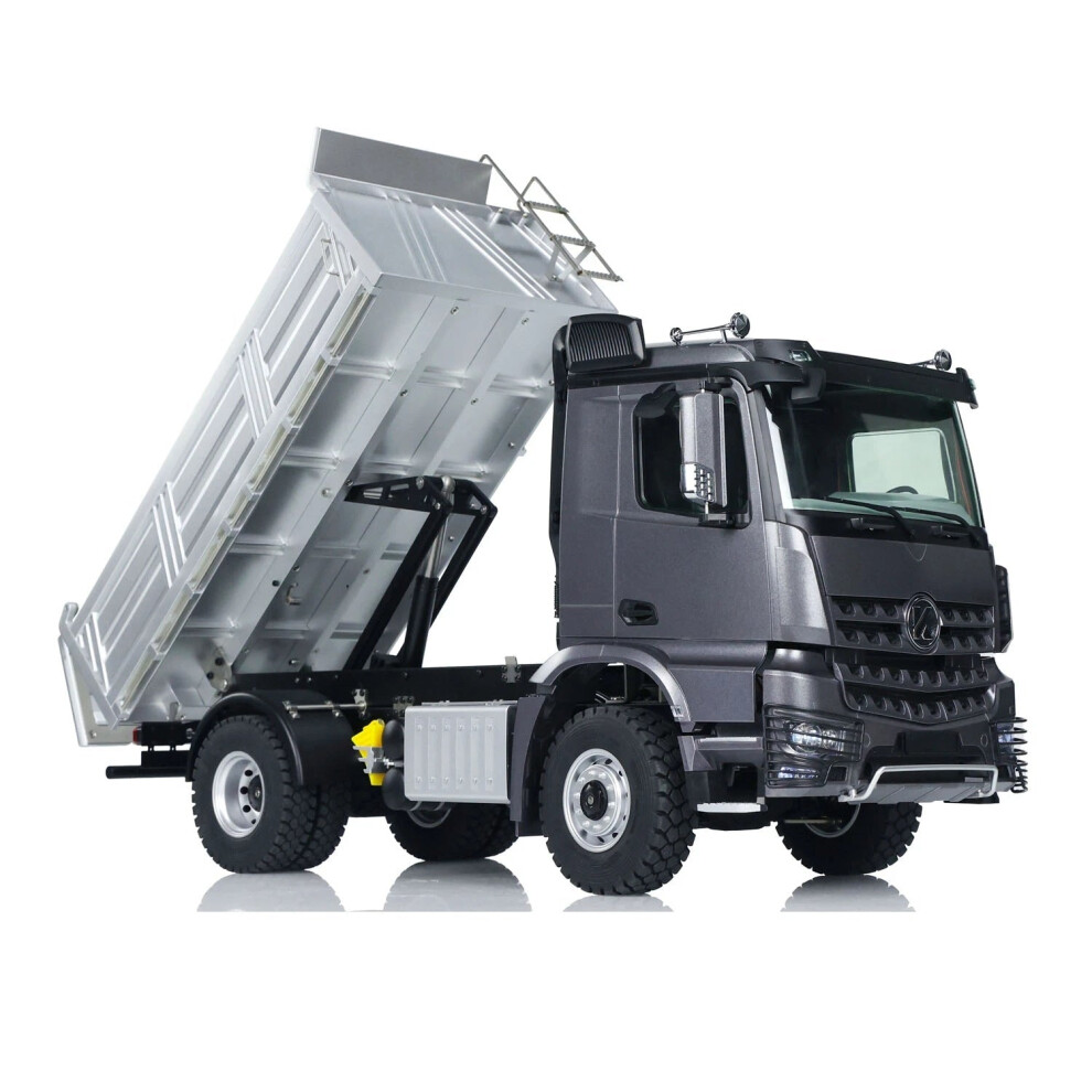 Heavy-Duty Kabolite 4X4 Rc Dump Truck With Sound & Light System - Rtr Tipper Car Model Th24348 744110659948
