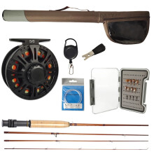 Customizable Fly Fishing Rod & Reel Combo Starter Kit B02 - Perfect for Beginners with Sizes 9, 3, 4, 5, 6