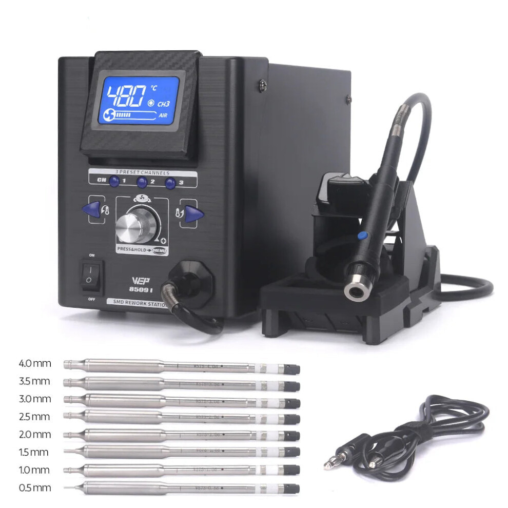 Wep 8509I Precision Hot Air Soldering Station With 0.5Mm Nozzle For Microscope Electronics, Smd Desoldering, And Phone Repair 313106157166