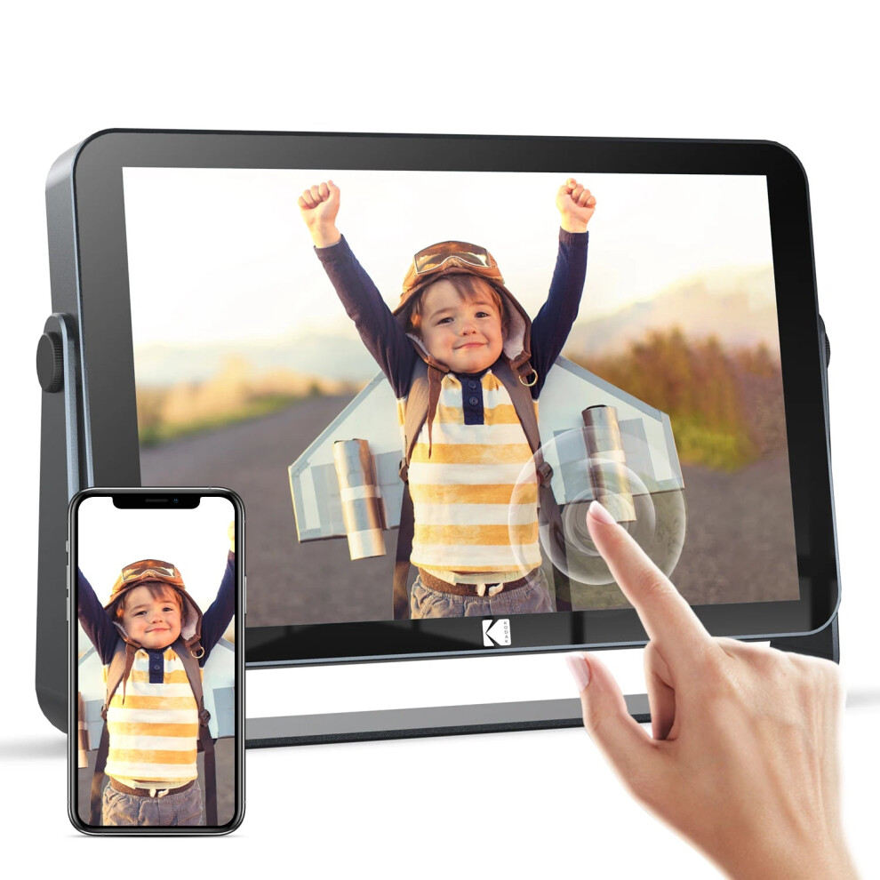Kodak 10.1 Wifi Digital Photo Frame - 32Gb Smart Electronic Photo Album With Fhd Touch Screen 705353504525