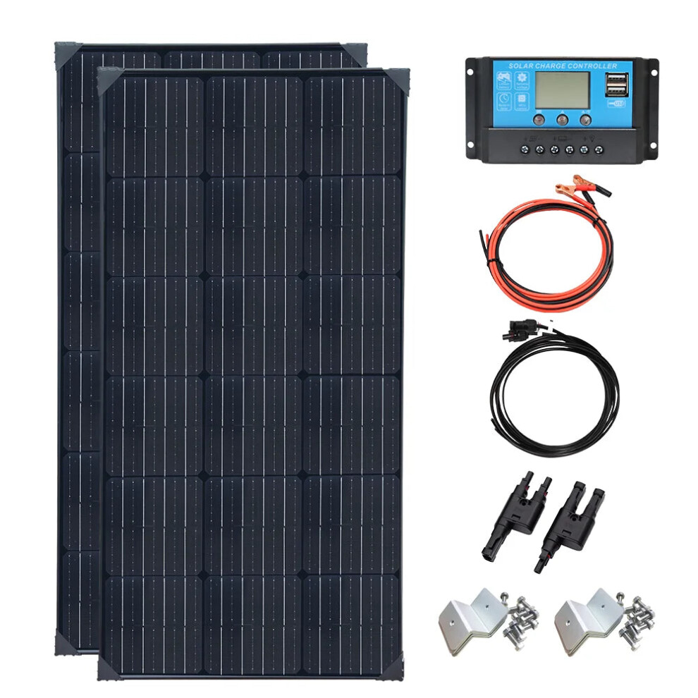High-Efficiency 100W 12V Monocrystalline Solar Panel - I For Rv & Marine Power Solutions 726084719149