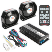 Wireless Remote Control 12V 600W Emergency Siren: Police Megaphone, Ambulance Horn, and Car Speaker Alarm