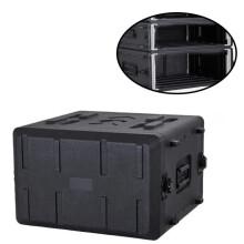 Shockproof PE Plastic Professional Tool Box Organizer for Stage Equipment and Audio Amplifiers