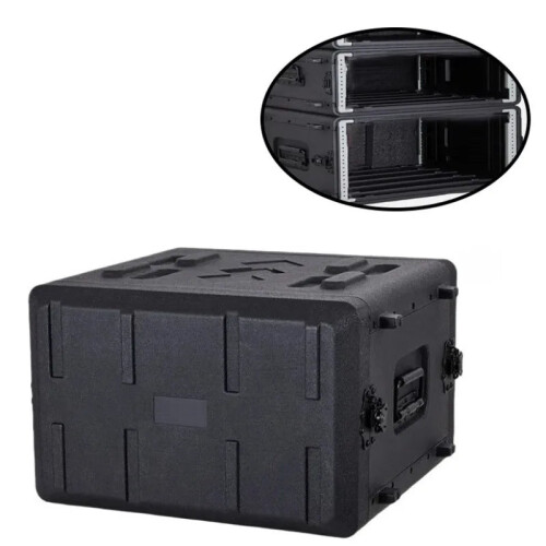 Shockproof PE Plastic Professional Tool Box Organizer for Stage Equipment and Audio Amplifiers