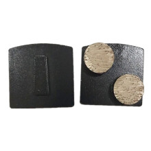 9-Piece RediLock Double Round Segment Diamond Grinding Shoes for Concrete Polishing