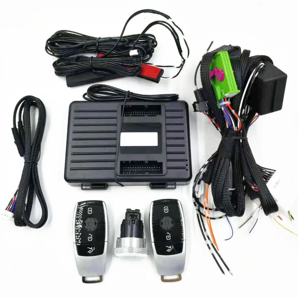 Keyless Go Engine Remote Starter For Mercedes Benz Slk, Cls, Clk, G, E-Class - Push To Start & Automatic Unlock 313031291218