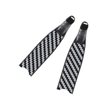Elite Carbon Fiber Freediving Fins - Lightweight Professional Snorkel Flippers for Adults