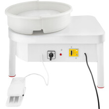 450W Pottery Forming Machine - 36cm Ceramic Wheel with Foot Pedal for DIY Clay Art Craft (220V/110V)