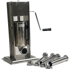Premium 304 Stainless Steel 2L Churros Maker & Sausage Stuffer with 3 Nozzle Sizes