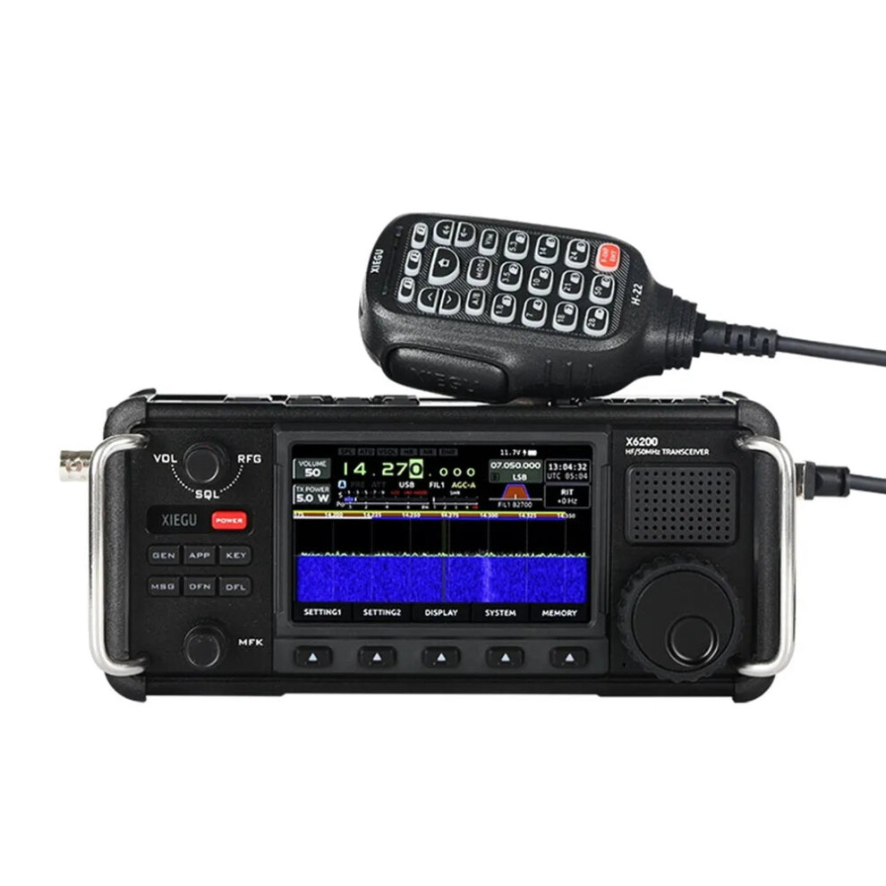 Xiegu X6200 Hf 50Mhz Compact Amateur Portable Radio Transceiver With Wfm Aviation And Multi-Mode Wide Frequency Band Receiver 313041852836