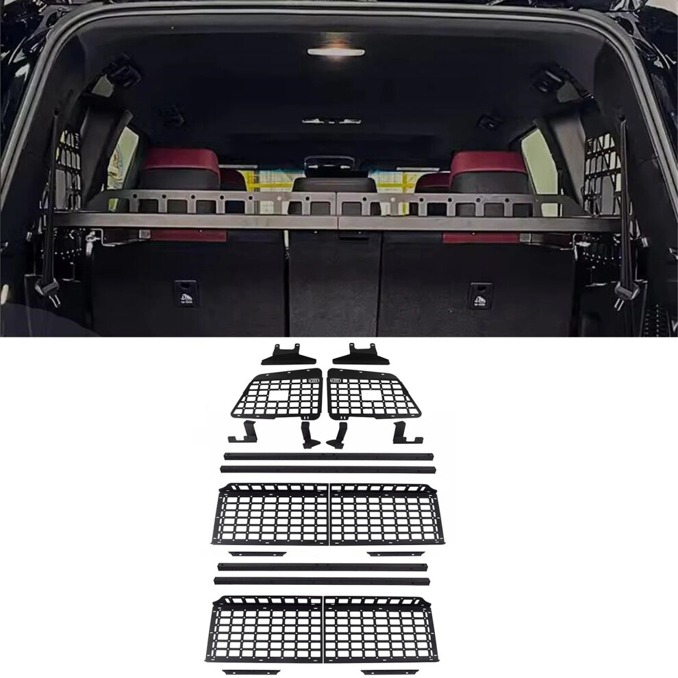 Cgz Car Molle Panel Rear Trunk Shelf Storage & Cargo Organizer For Toyota Land Cruiser 300 Lc300 J300 (2022-2024) 7445048550507