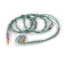 ddHiFi BC125A Air Ocean OCC HiFi Earphone Cable with Shielding Layer - 3.5mm Stereo Plug, MMCX, 0.78 QDC, and T2 Connector