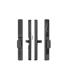 Smart Outdoor Waterproof Fingerprint Door Lock for Narrow Sliding Doors - Broken Bridge Aluminum Alloy Design