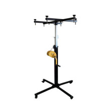 Compact Folding Bracket for Central Air Conditioning Duct and Cabinet Installation