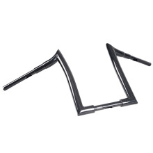 12 Rise Ape Hangers 1.5 Fat Meathook Handlebars for Sportster, Dyna, Softail - Z Bars with 1 Clamp