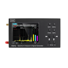 Enhanced SA6 6G Portable Spectrum Analyzer with 3.2-Inch Touchscreen, 35MHz-6200MHz Wireless Signal Meter for WiFi & CDMA Labs