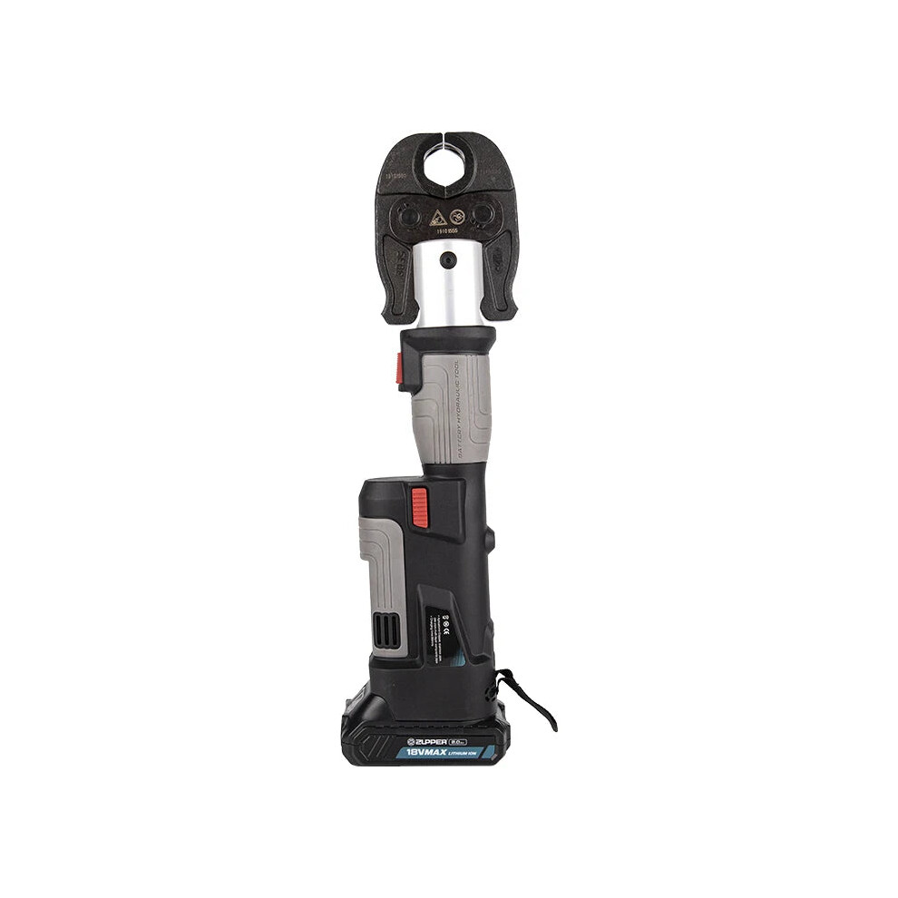 Zupper Pz 1930 Compact Battery Press Tool For Plumbing - Copper, Pex, Multilayer Pipe Crimping With Optional Jaws 744759926890