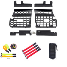 Rear Trunk Molle Panel Storage Shelf & Side Window Bracket for Toyota Land Cruiser Prado J120 & Lexus GX470 (2003-2009)