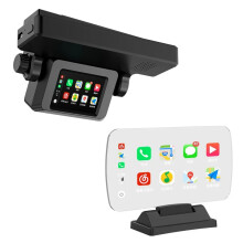 Universal HUD GPS with Wireless CarPlay, Auto Navigation, TPMS, Smartphone Screen Projection