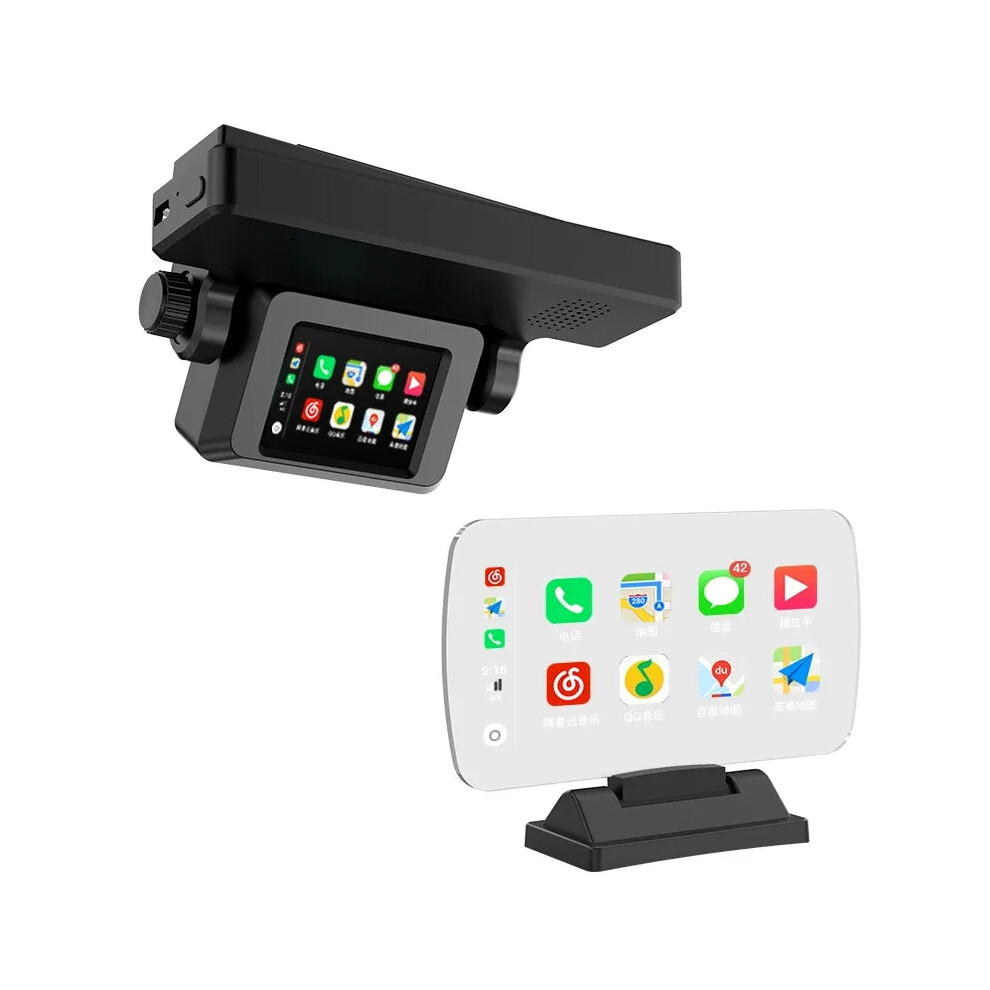 Universal Hud Gps With Wireless Carplay, Auto Navigation, Tpms, Smartphone Screen Projection 7445020489436