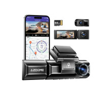 Azdome M550 Max 4K Dash Cam with Built-In GPS, WiFi, 3.18 Screen, Night Vision, 24-Hour Parking Monitor, and Rear Camera Support