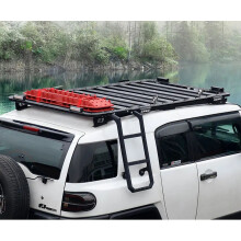 Custom Aluminum Flat Top Car Roof Rack - Durable Steel Frame Luggage Carrier